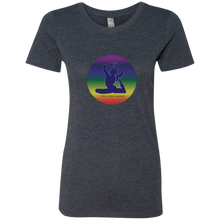 Load image into Gallery viewer, Yoga Sun Luv ~ Ladies&#39; Triblend T-Shirt - Tru Zen Wear