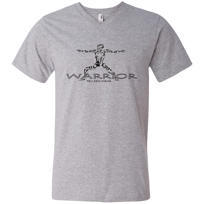 Tru Warrior ~ Men's Printed V-Neck T-Shirt - Tru Zen Wear