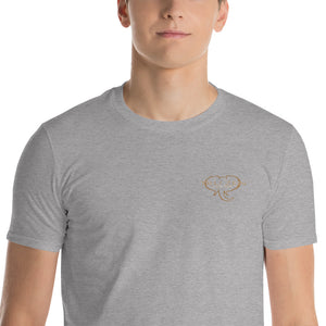 Tru Zen ~ Embroidered Short-Sleeve T-Shirt - Tru Zen Wear