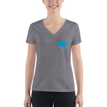 Load image into Gallery viewer, Namaste ~ Women&#39;s Fashion Deep V-neck Tee - Tru Zen Wear