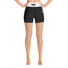 Load image into Gallery viewer, Tru Zen (Black/White) ~ Yoga Shorts - Tru Zen Wear