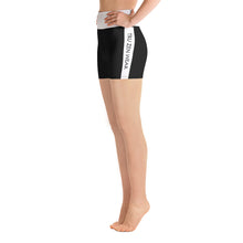 Load image into Gallery viewer, Tru Zen (Black/White) ~ Yoga Shorts - Tru Zen Wear