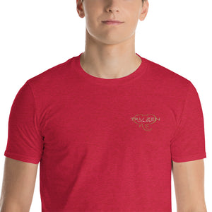 Tru Zen ~ Embroidered Short-Sleeve T-Shirt - Tru Zen Wear