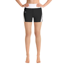 Load image into Gallery viewer, Tru Zen (Black/White) ~ Yoga Shorts - Tru Zen Wear